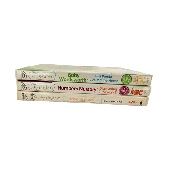 Baby Einstein 3 DVD Lot Numbers Nursery,  Baby Wordsworth and Baby Beethoven - Picture 3 of 3